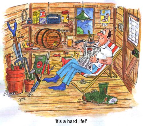 "It's a hard life!"
