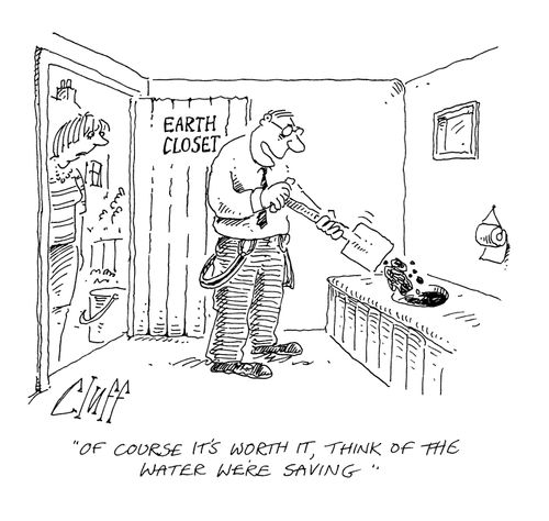'Of course it's worth it, think of the water we're saving.'