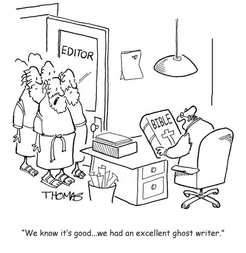 'We know it's good...we had an excellent ghost writer.'