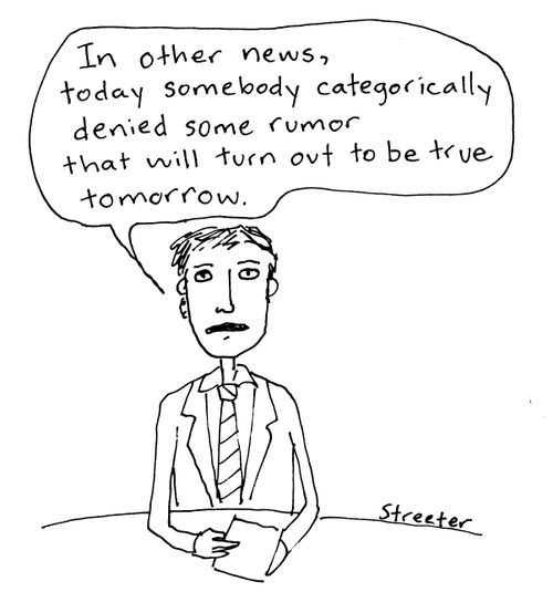 News - Rumor that will turn out to be true tomorrow