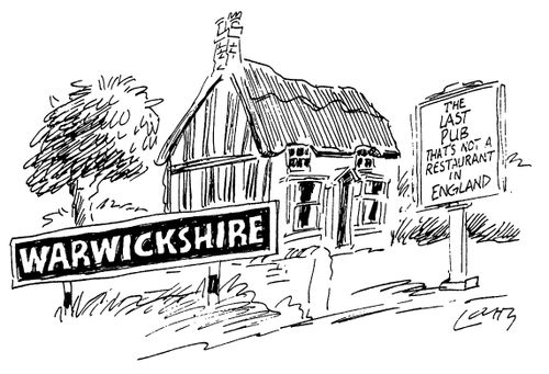 The last pub that's not a restaurant in England