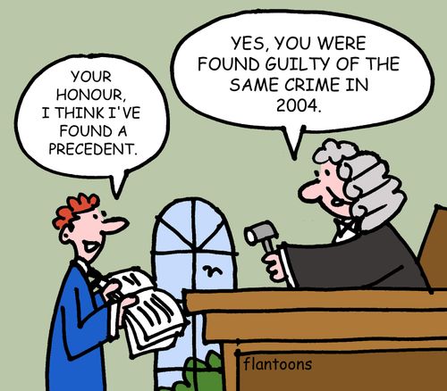 "Yes, you were found guilty of the same crime in 2004."