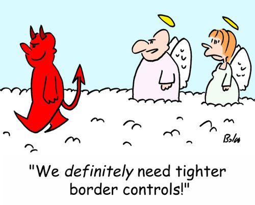 'We definitely need tighter border controls!'