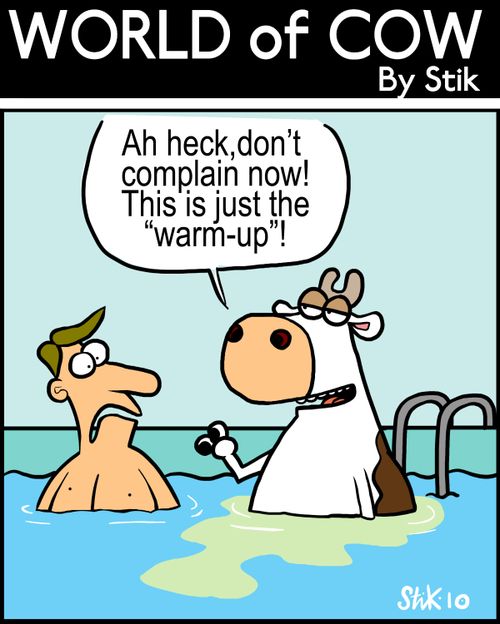 Ah heck, don't complain now! This is just the 'Warm-up'!