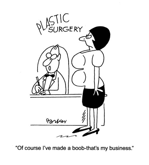 'Of course I've made a boob-that's my business.'