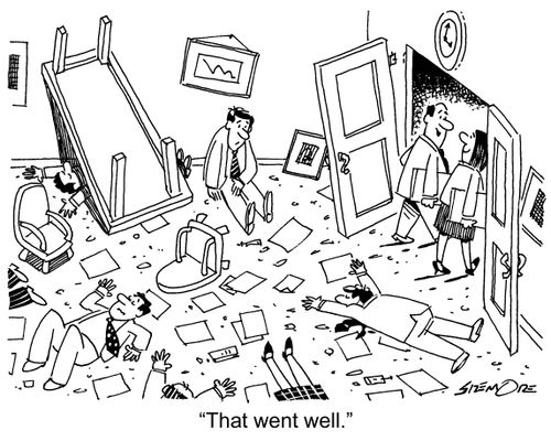'That went well.'
