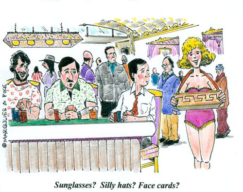 'Sunglasses? Silly hats? Face cards?'