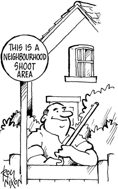 This is a Neighbourhood Shoot Area
