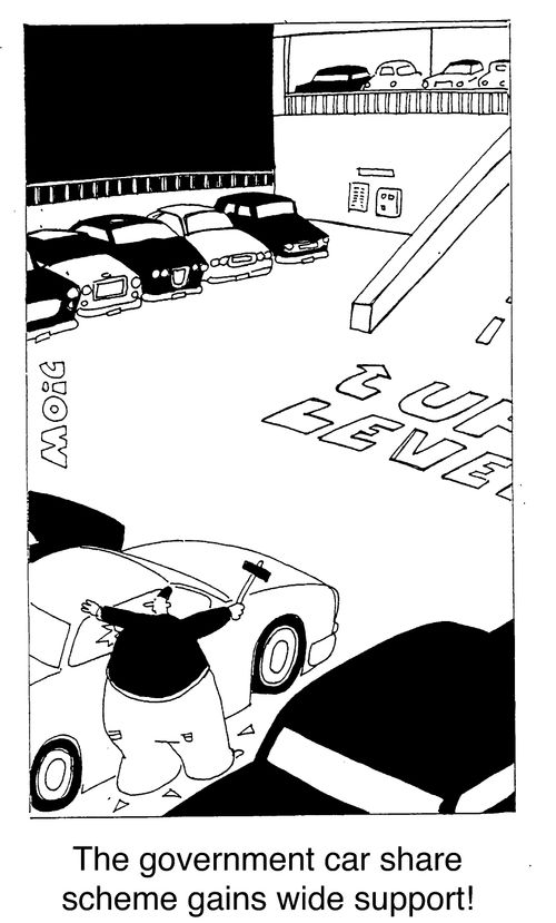 The Government car-share scheme gains wide support!