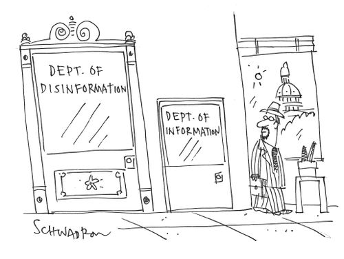 Department of Disinformation Looms Over the Department of Information.