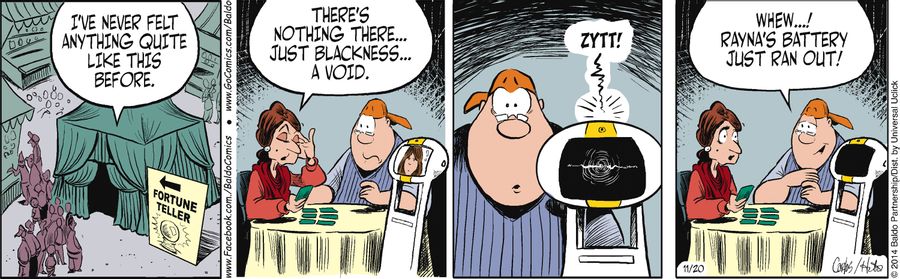 "I've never seen anything quite like this before. There's nothing there...just a blackness...a void."