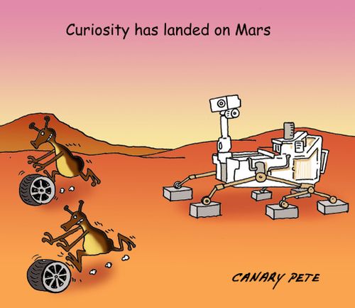 Curiosity has landed on Mars.