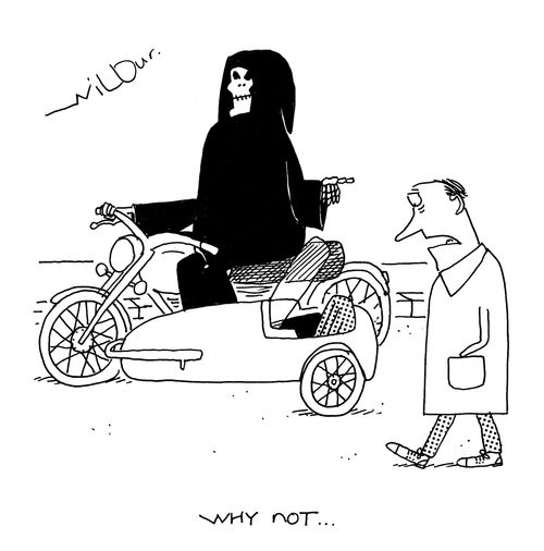 Take a ride with the reaper.