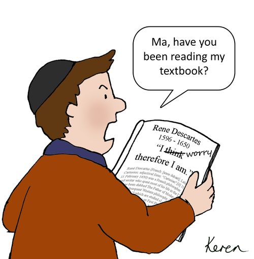 'Ma, have you been reading my textbook?'