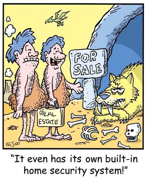 'It even has its own built-in home security system!'