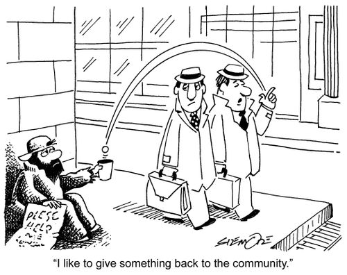 'I like to give something back to the community.'