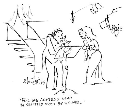 'For the actress who benefitted most by rehab...'