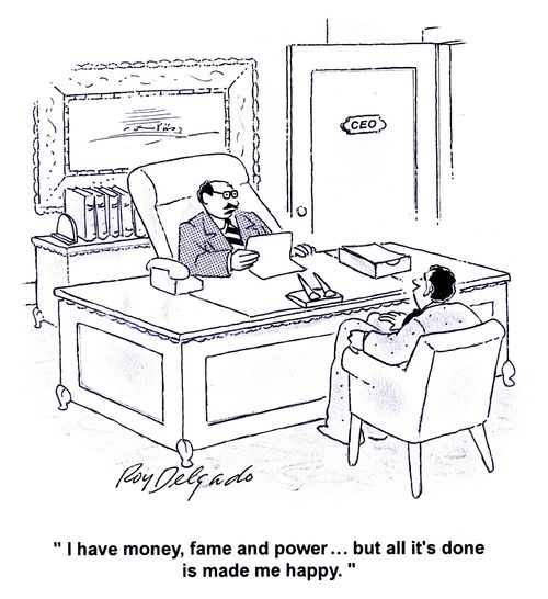 'I have money, fame and power...but all it's done is made me happy.'