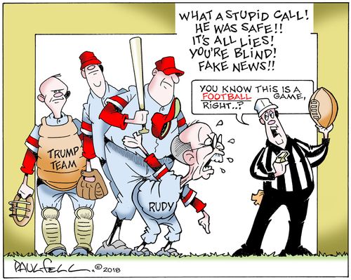"What a stupid call! He was safe!! It's all lies! You're blind! Fake news!"