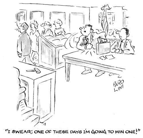 'I swear, one of these days I'm going to win one!'