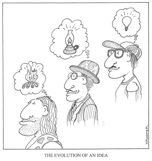 The evolution of an idea.