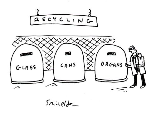 Recycling - Glass Cans Organs.