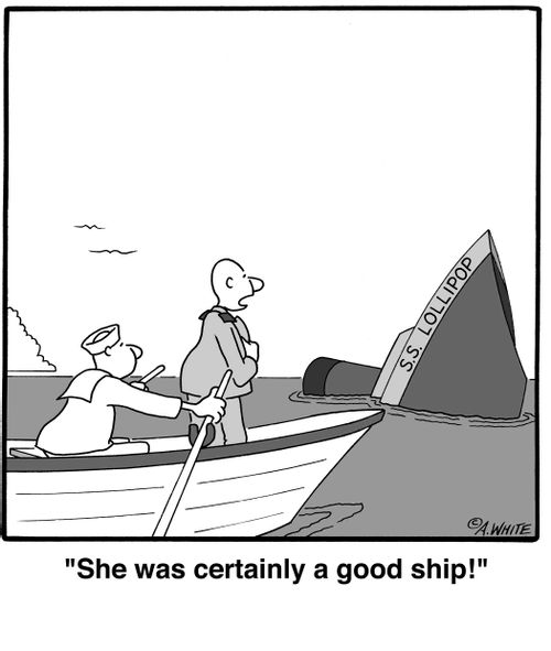 'She certainly was a good ship.'