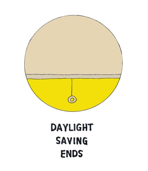 Daylight saving ends