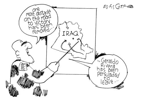 Geraldo Rivera is an 'obstacle on the road to victory'.