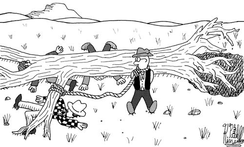 Lucky lynching victim.