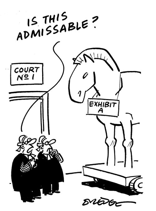 'Is this admissable?'