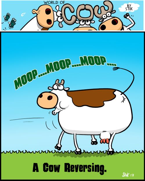 A Cow Reversing