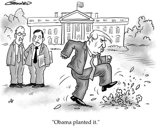 "Obama planted it."