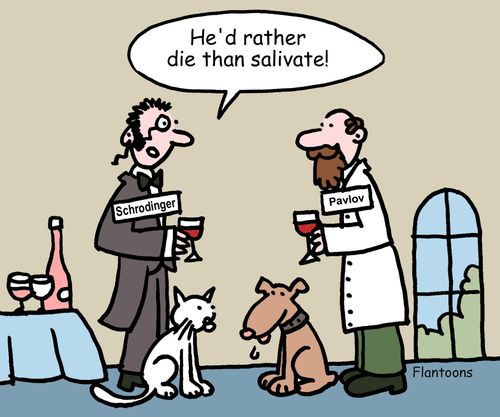 "He would rather die than salivate!"