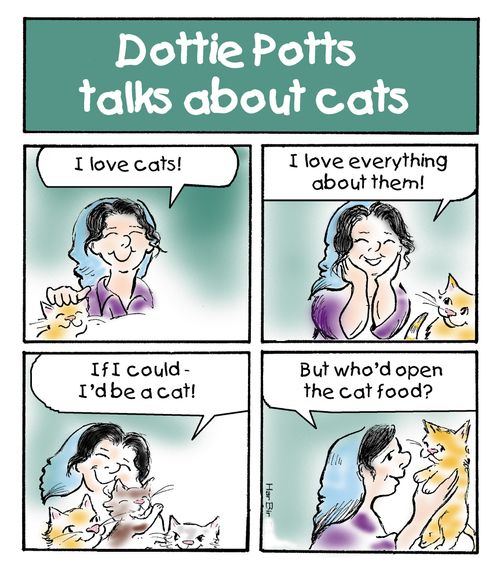 Dottie Potts talks about cats