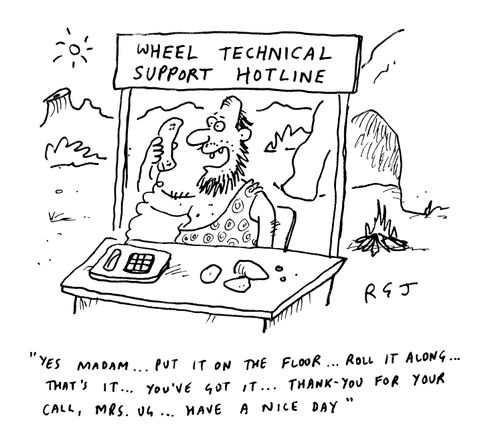 'Wheel technical support line.'