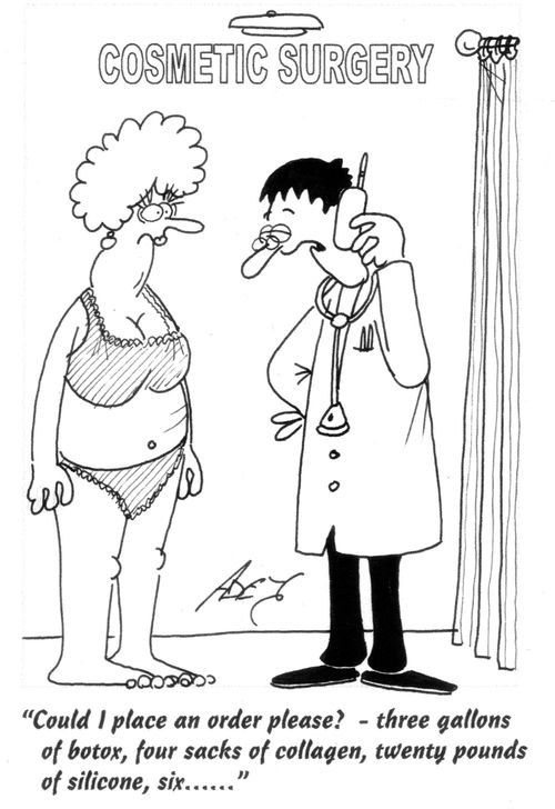 Cosmetic surgery tall order.
