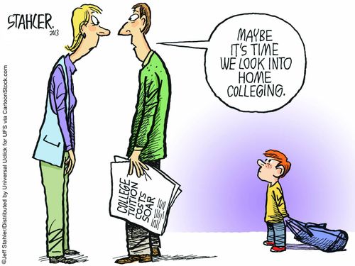 "Maybe it's time we look into home colleging."