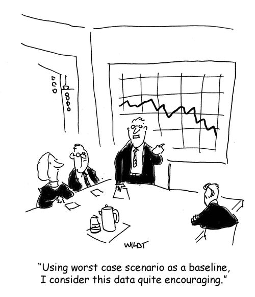 "Using worst case scenario as a baseline, I consider this data quite encouraging."