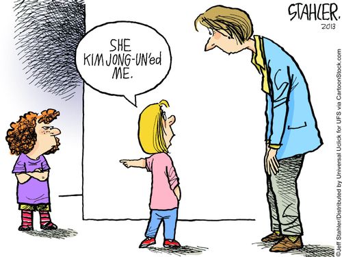 "She Kim Jong-Un'ed me."