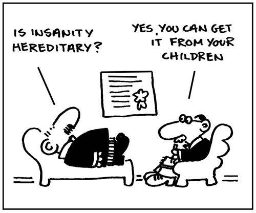 'Is insanity hereditary?'