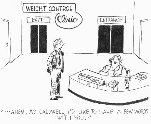'....Ahem, Ms. Caldwell, I'd like to have a few words with you.'