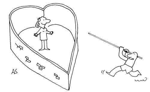 ' Love and pole vault'