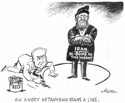 An angry Netanyahu draws a line.