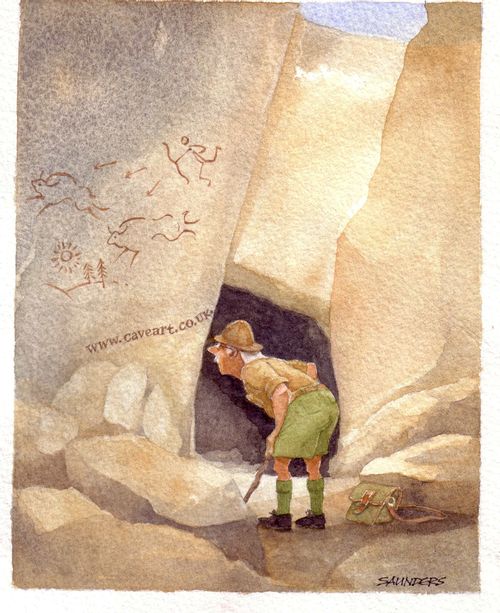 Archaeologist Discovers Cave Art Web Address.