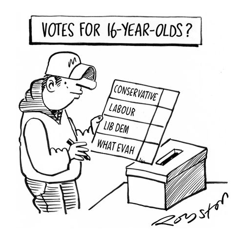 Votes for 16-year-olds?