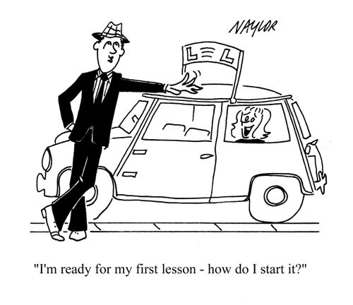 'I'm ready for my first lesson - how do i start it?'