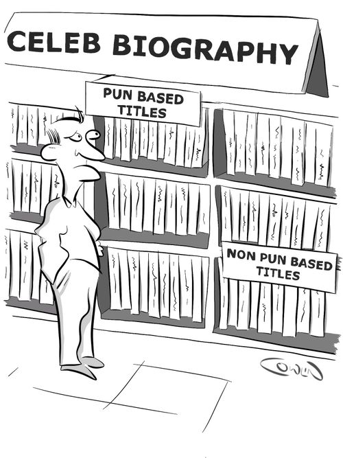 Celeb Biography - Pun Based Titles / Non Pun Based Titles.