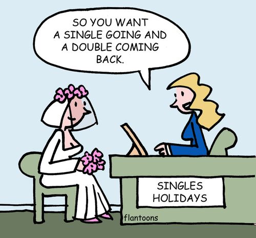 So you want a single going and a double coming back.