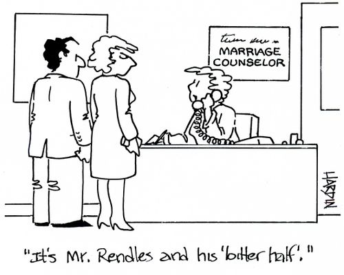 'It's Mr. Rendles and his 'bitter half'.'